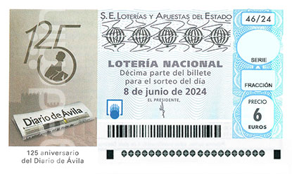National Lottery - sorteo lotera nacional sbado - 6,00 Euros
