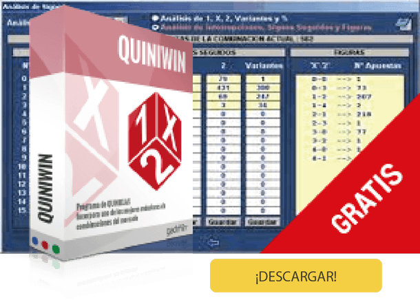 Descargar Quiniwin. Software para hacer combinaciones de La Quiniela.